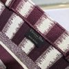 Best Replicas Bags - Replica Dior D-Stripes Small Book Tote Embroidery M1296 Shop For Best Louis Vuitton LV Replica Bags With Cheap Price