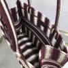 Best Replicas Bags - Replica Dior D-Stripes Small Book Tote Embroidery M1296 Shop For Best Louis Vuitton LV Replica Bags With Cheap Price