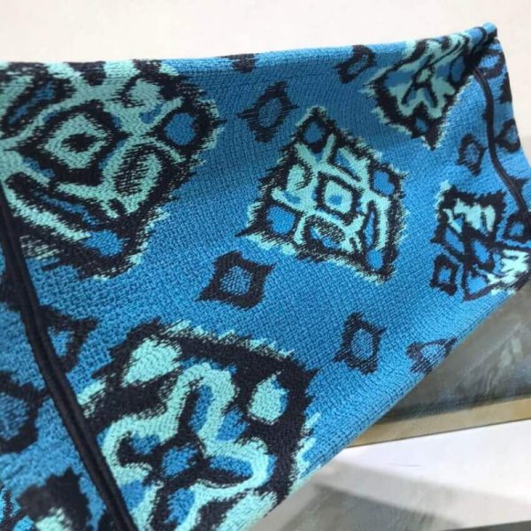 Replica Dior Blue Palms Embroidery Small Book Tote M1296 - Image 7