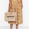 Best Replicas Bags - Replica Dior Book Tote - Metallic Hibiscus Embroidery M1296 Shop For Best Louis Vuitton LV Replica Bags With Cheap Price