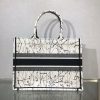 Best Replicas Bags - Replica Dior Latte Zodiac Embroidery Small Book Tote M1296 Shop For Best Louis Vuitton LV Replica Bags With Cheap Price