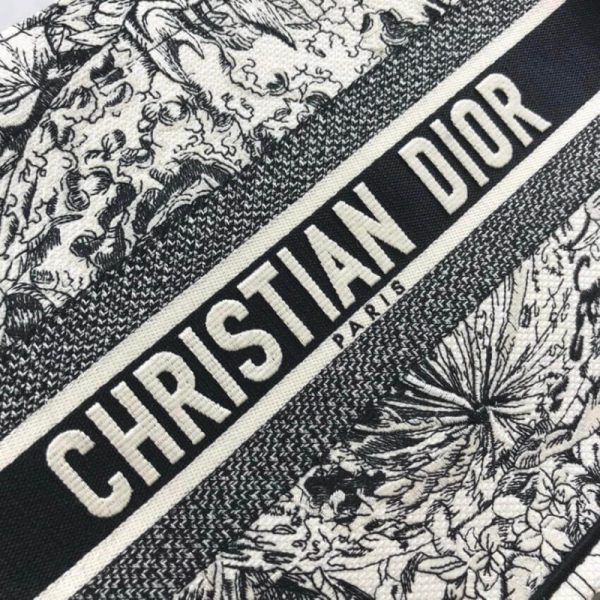 Replica Dior Latte Zodiac Embroidery Small Book Tote M1296 - Image 7