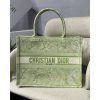 Best Replicas Bags - Replica Dior Small Book Tote Lime Toile De Jouy Embroidery Shop For Best Louis Vuitton LV Replica Bags With Cheap Price