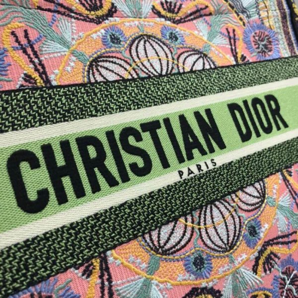 Replica Dior Small Book Tote Multicolor Embroidery M1296 - Image 4