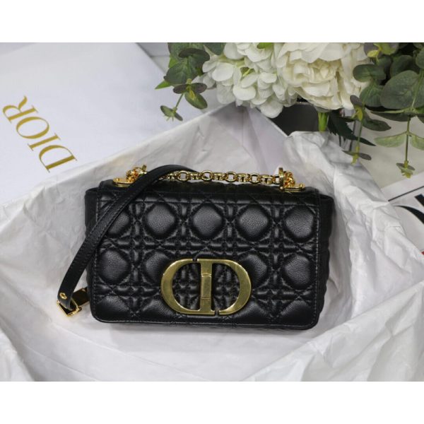 Replica Dior Small Caro Bag – Supple Cannage Calfskin M9241 - Image 3