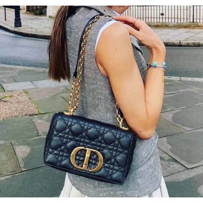 Replica Dior Small Caro Bag – Supple Cannage Calfskin M9241