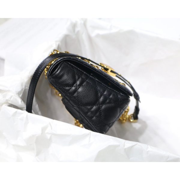 Replica Dior Small Caro Bag – Supple Cannage Calfskin M9241 - Image 8