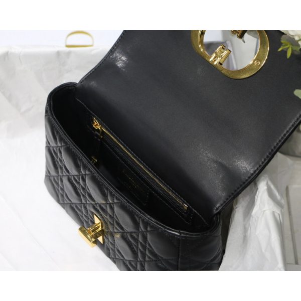 Replica Dior Small Caro Bag – Supple Cannage Calfskin M9241 - Image 10