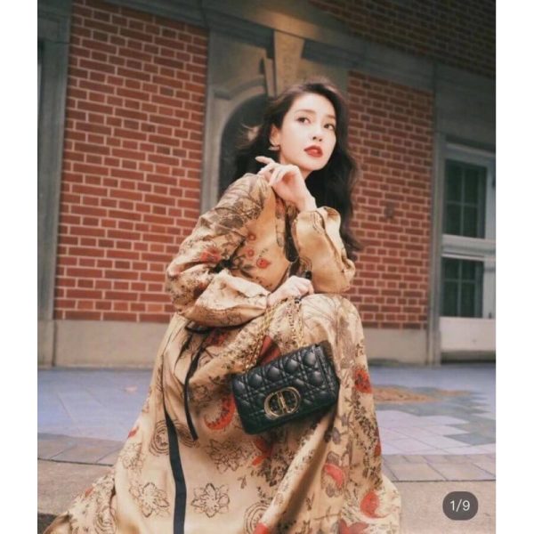 Replica Dior Small Caro Bag in Supple Cannage Calfskin M9241 - Image 2