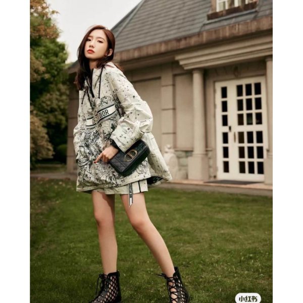 Replica Dior Small Caro Bag in Supple Cannage Calfskin M9241 - Image 3