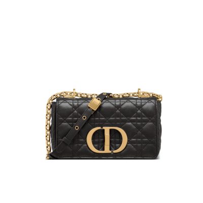 Replica Dior Small Caro Bag in Supple Cannage Calfskin M9241