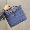 Best Replicas Bags - Replica Dior Denim Cannage Vanity Case S5480 Shop For Best Louis Vuitton LV Replica Bags With Cheap Price