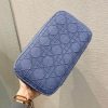 Best Replicas Bags - Replica Dior Denim Cannage Vanity Case S5480 Shop For Best Louis Vuitton LV Replica Bags With Cheap Price