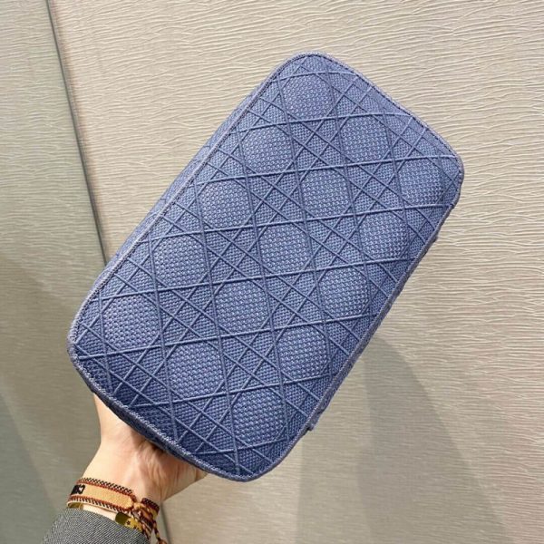 Replica Dior Denim Cannage Vanity Case S5480 - Image 8