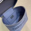 Best Replicas Bags - Replica Dior Denim Cannage Vanity Case S5480 Shop For Best Louis Vuitton LV Replica Bags With Cheap Price