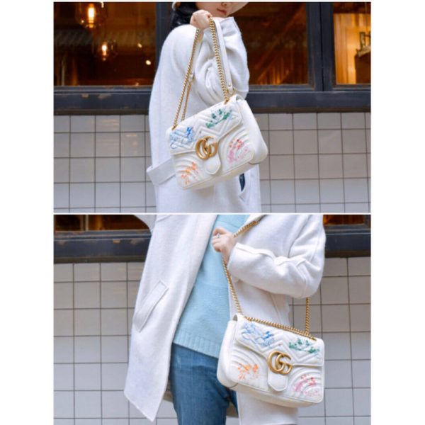 Replica Disney x Gucci GG Marmont Medium Shoulder Bag - Image 2
