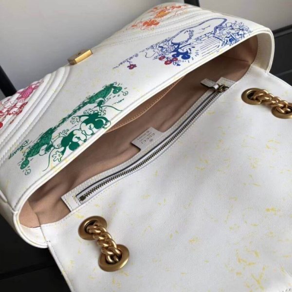 Replica Disney x Gucci GG Marmont Medium Shoulder Bag - Image 10