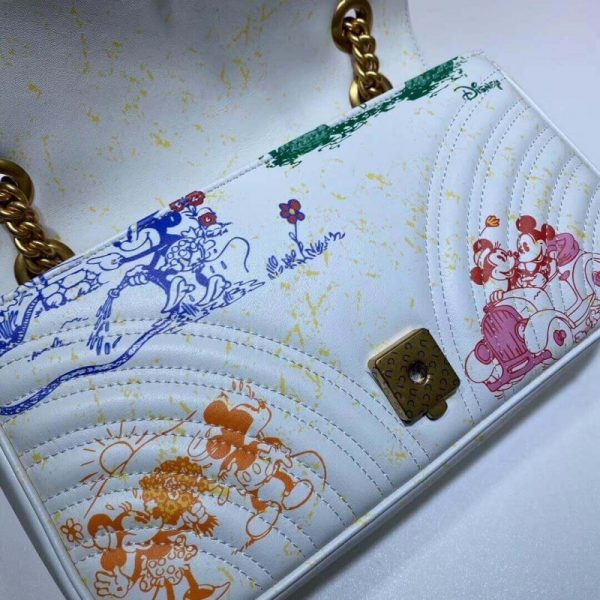 Disney x Gucci GG Marmont Small Shoulder Bag Replica - Image 11