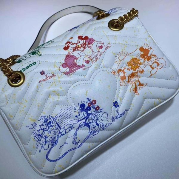 Disney x Gucci GG Marmont Small Shoulder Bag Replica - Image 12