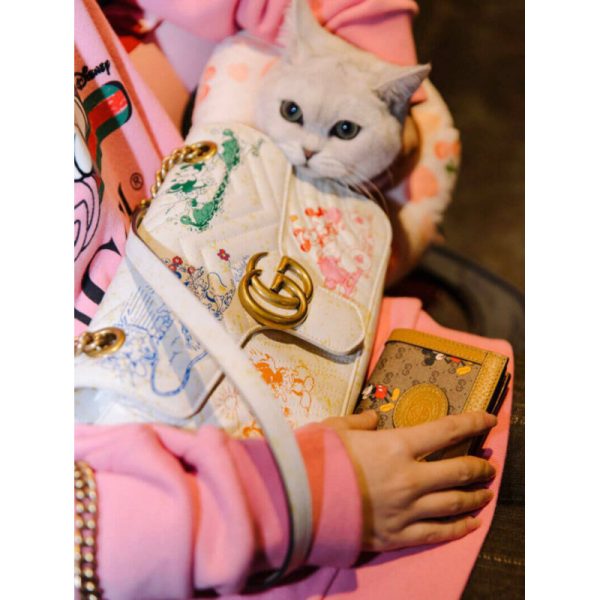 Disney x Gucci GG Marmont Small Shoulder Bag Replica - Image 3