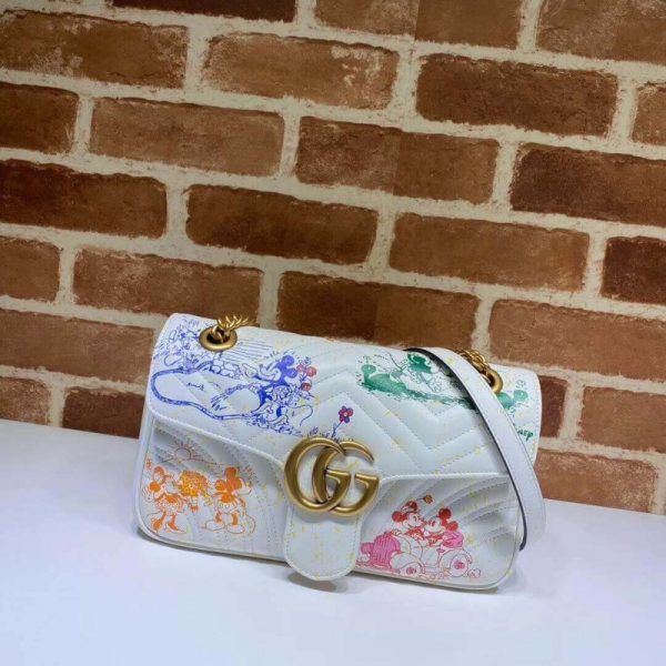 Disney x Gucci GG Marmont Small Shoulder Bag Replica - Image 5