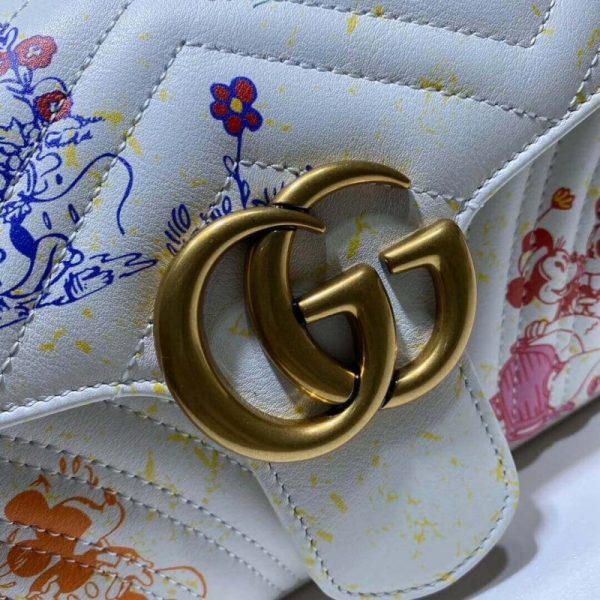 Disney x Gucci GG Marmont Small Shoulder Bag Replica - Image 8