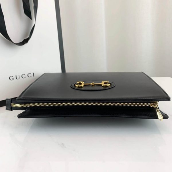 Gucci 1955 Horsebit Leather Pouch Replica – Timeless Elegance - Image 5