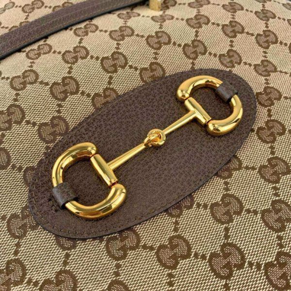 Replica Gucci 1955 Horsebit GG Messenger Bag Canvas - Image 7