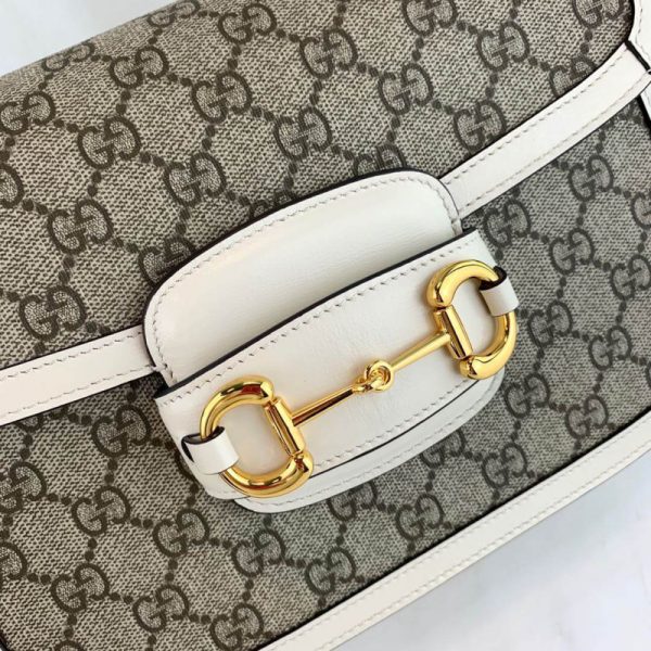 Replica Gucci 1955 Horsebit GG Supreme Shoulder Bag - Image 11