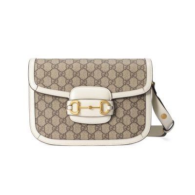 Replica Gucci 1955 Horsebit GG Supreme Shoulder Bag
