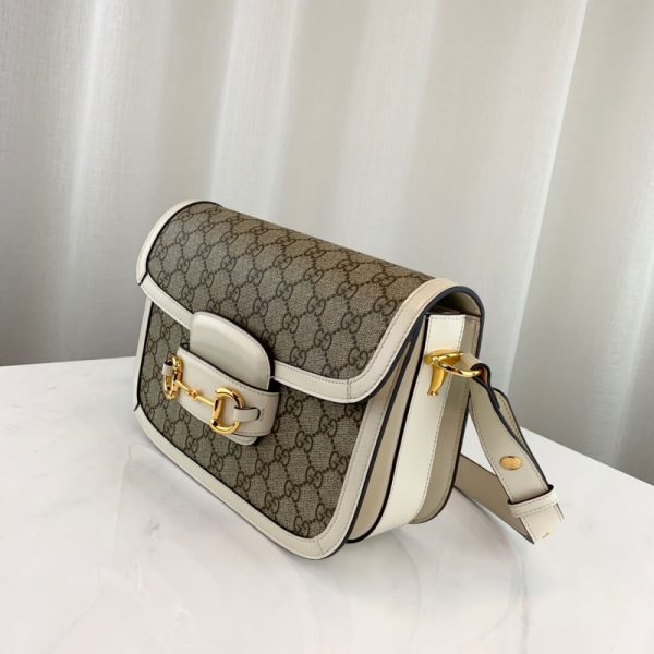 Replica Gucci 1955 Horsebit GG Supreme Shoulder Bag - Image 7