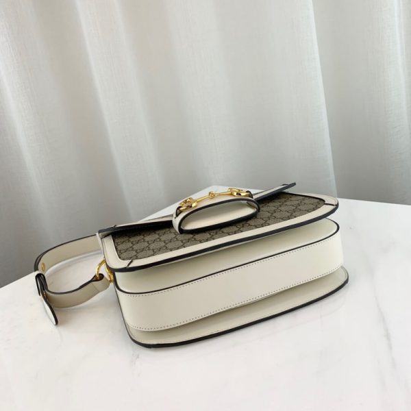 Replica Gucci 1955 Horsebit GG Supreme Shoulder Bag - Image 9