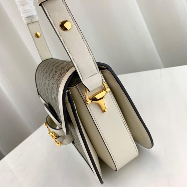 Replica Gucci 1955 Horsebit GG Supreme Shoulder Bag - Image 10