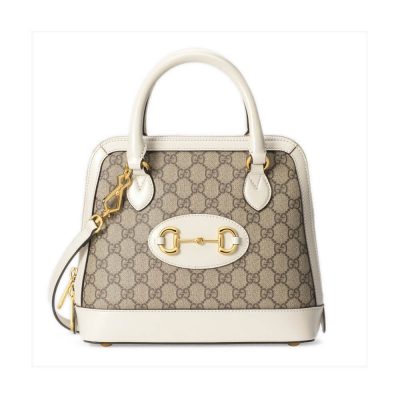 Replica Gucci 1955 Horsebit GG Supreme Top Handle Bag