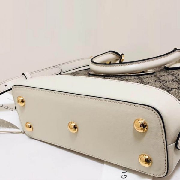 Replica Gucci 1955 Horsebit GG Supreme Top Handle Bag - Image 6