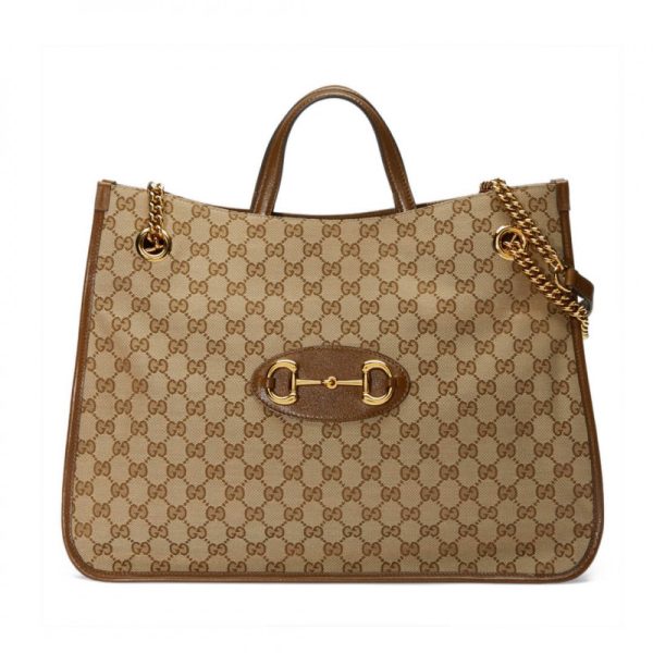 Replica Gucci 1955 Horsebit Large Tote Bag 623695 - Image 2