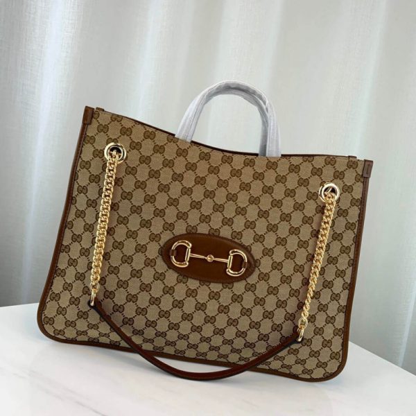 Replica Gucci 1955 Horsebit Large Tote Bag 623695 - Image 3