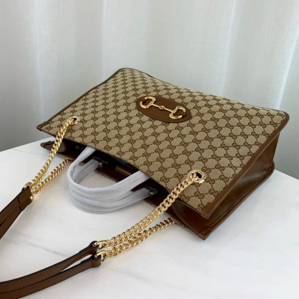 Replica Gucci 1955 Horsebit Large Tote Bag 623695 - Image 6