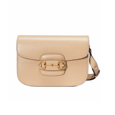 Replica Gucci 1955 Horsebit Shoulder Bag in Leather