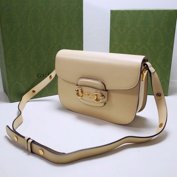 Replica Gucci 1955 Horsebit Shoulder Bag in Leather - Image 6