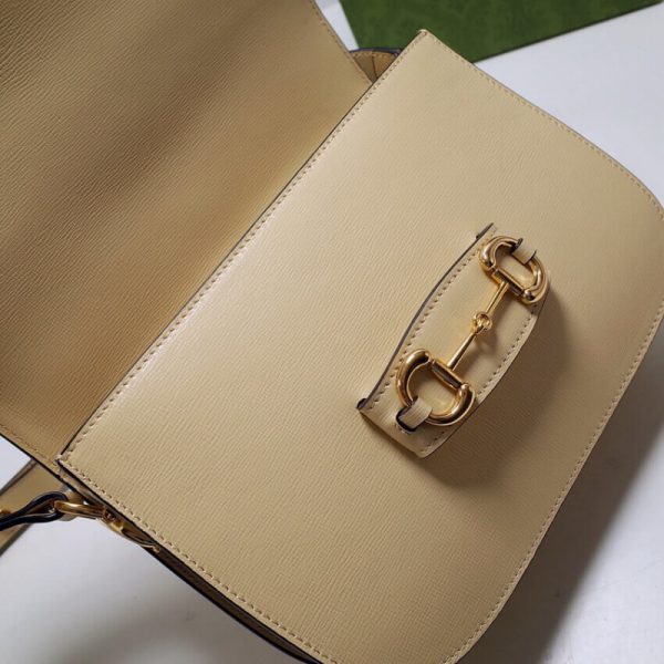 Replica Gucci 1955 Horsebit Shoulder Bag in Leather - Image 9