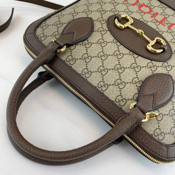 Replica Gucci 1955 Horsebit Top Handle Bag - Medium - Image 6
