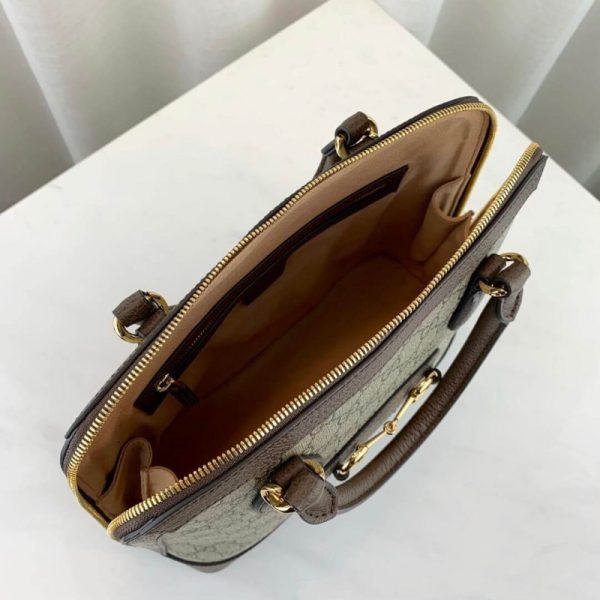 Replica Gucci 1955 Horsebit Top Handle Bag - Medium - Image 9