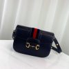Best Replicas Bags - Gucci 1955 Horsebit Shoulder Bag Replica - Blue 602204 Shop For Best Louis Vuitton LV Replica Bags With Cheap Price