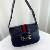 Best Replicas Bags - Gucci 1955 Horsebit Shoulder Bag Replica - Blue 602204 Shop For Best Louis Vuitton LV Replica Bags With Cheap Price