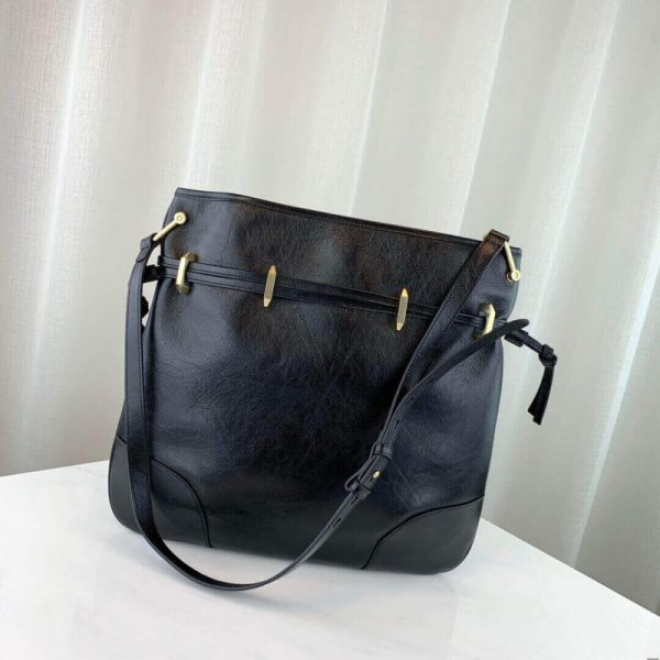 Replica Gucci 1955 Horsebit Tan Leather Messenger Bag - Image 3