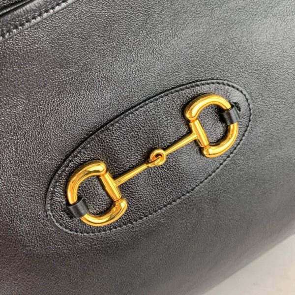 Replica Gucci 1955 Horsebit Tan Leather Messenger Bag - Image 7