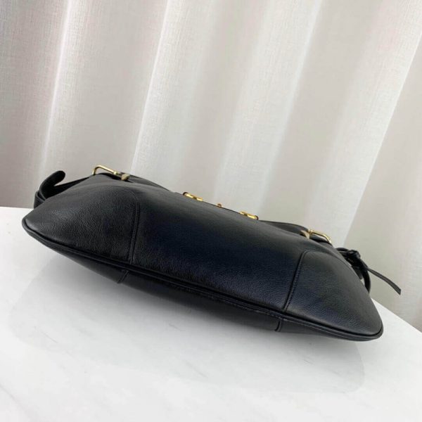 Replica Gucci 1955 Horsebit Tan Leather Messenger Bag - Image 9