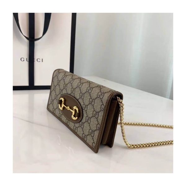 Replica Gucci 1955 Horsebit Wallet with Chain – 621892 - Image 4