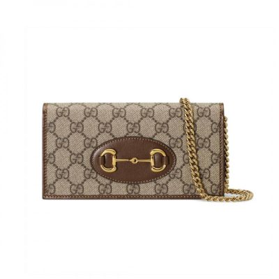 Replica Gucci 1955 Horsebit Wallet with Chain – 621892